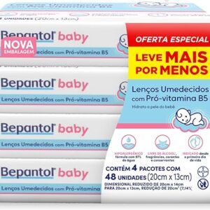 Bepantol Baby Leve 4 Pague 3 Kit 192 Lenços Umedecidos