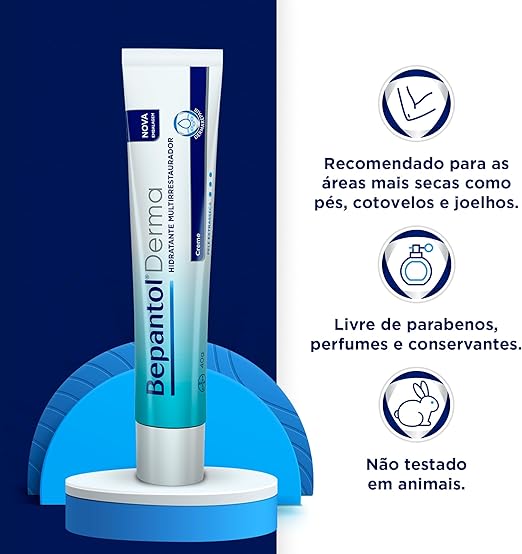 Bepantol Derma Hidratante Multirrestaurador, para Pele Seca e Extrasseca, 40g - Imagem 2