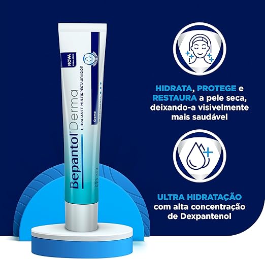 Bepantol Derma Hidratante Multirrestaurador, para Pele Seca e Extrasseca, 40g - Imagem 3