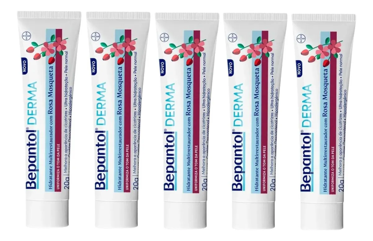 Hidratante Multirestaurador Rosa Mosqueta 5un Bepantol Derma
